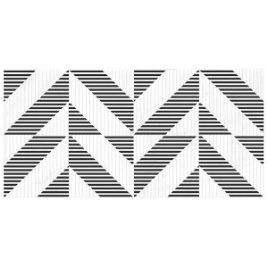 Декор Cersanit Calacatta Вставка белая шеврон 15925 29,8х59,8