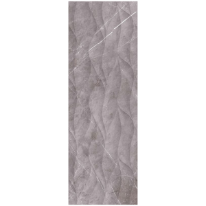 Декор Creto Marmolino Grey W M/STR 30х90 R Glossy 1 MDQ19W29310C
