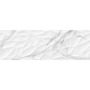 Декор Creto Statuario White W M/STR 25x75 NR Glossy 1 MEY30W2720LC