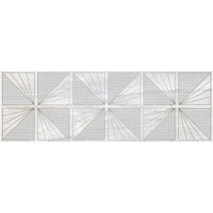 Декор Laparet Moon светло-серый 25х75