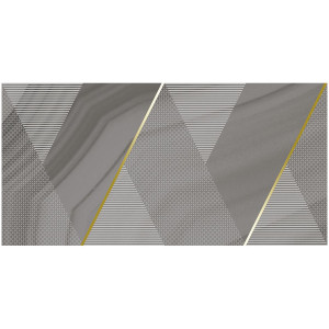 Декор Laparet Space коричневый 25х50