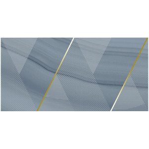 Декор Laparet Space синий 25х50