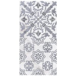 Декор Lasselsberger 1 Кампанилья серый  1641-0091