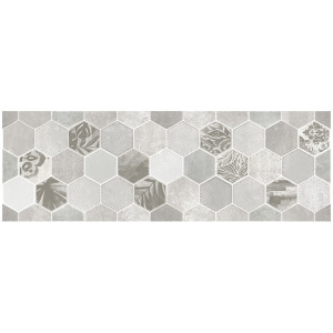 Декор Lasselsberger Гексацемент светло-серый 1664-0197 20х60