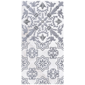 Декор Lasselsberger Кампанилья 1 серый 1641-0091 20х40