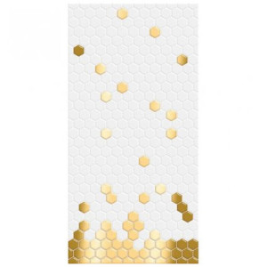 Декор Нефрит-Керамика ативная вставка Portobello белый ( 50х25 (5шт) 04-01-1-10-06-00-1075-2