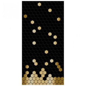 Декор Нефрит-Керамика ативная вставка Portobello черный  04-01-1-10-06-04-1075-2