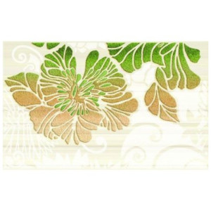 Декор Нефрит-Керамика Кензо фисташковый  04-01-1-09-03-85-075-2