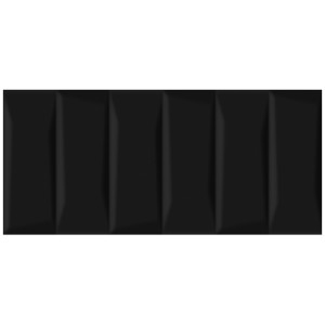 Облицовочная плитка Cersanit Evolution рельеф кирпичи черный (EVG233) 20x44