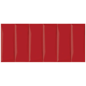 Декофон Cersanit Evolution облицовочная рельеф кирпичи красный (EVG413) 20x44