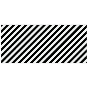 Вставка Cersanit Evolution  диагонали черно-белый (EV2G442) 20x44