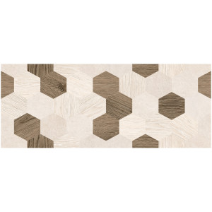 Керамическая плитка Laparet Betonhome настенная бежевый мозаика 20х50