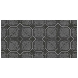 Декор Laparet Olimpus Grand чёрный 25х50 VT\B86\34030