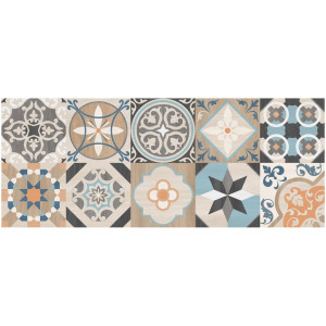 Керамическая плитка Laparet Oliver настенная бежевый мозаика 20х50