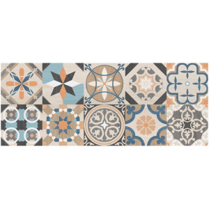 Керамическая плитка Laparet Oliver настенная бежевый мозаика 20х50