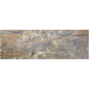 Керамическая плитка Laparet Rich настенная коричневый 25х75