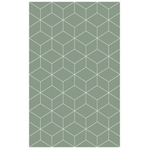 Керамическая плитка Шахты настенная Веста зеленый низ 02 25х40 (1,4м2/75,6м2) 010100001098