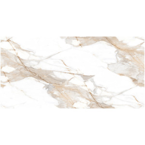 Керамогранит Ceradim Calacatta fairy gold бежевый Полированный 60х120