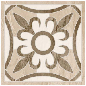 Керамогранит Vitra Ethereal Декор  Светло Бежевый Лаппато Ректификат 45х45					