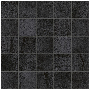 Мозаика Laparet Metallica Декор мозаичный чёрный MM34034 25х25