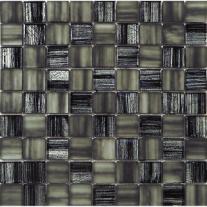 Мозаика MiR mosaic Natural Dark Стекло черный JP-306
