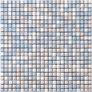 Мозаика MiR mosaic Natural Flex Стекло белый, голубой, бежевый TC-02