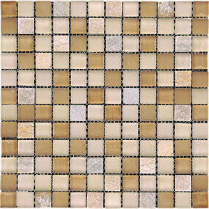 Мозаика MiR mosaic Natural Kobe Стекло, Кварц KBE-06