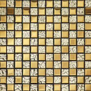 Мозаика MiR mosaic Natural Light Стекло золото PA-04-23