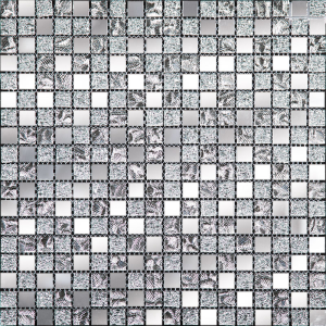 Мозаика MiR mosaic Natural Mirror Стекло серебро QM-1542