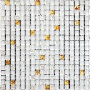 Мозаика MiR mosaic Natural Pastel Стекло, Мрамор PST-028