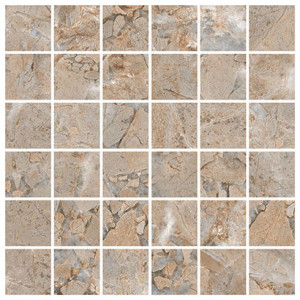 Мозаика Vitra Marble-X Дезерт Роуз Терра Лаппато Ректификат (5х5) 30х30 K9498818LPR1VTE0