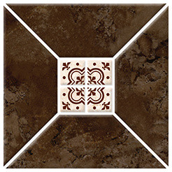 Плитка настенная Керамин Риальто 3Т тип 1 коричневая 20х20