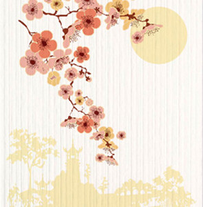 Сакура 2 декор 1634-0087 25х33