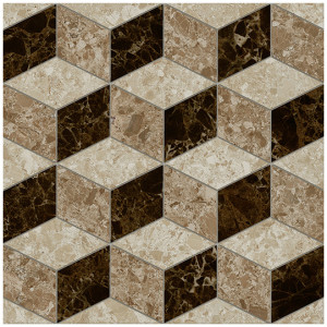 LB-CERAMICS Скольера Керамогранит коричневый геометрия 6046-0350 45х45