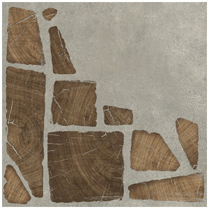 Керамогранит Cersanit Woodland серый 16216 42х42