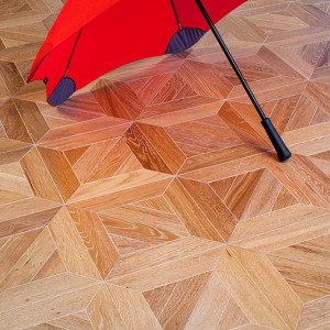 Инженерный модульный паркет Marco Ferutti Castello Дуб Белёный Браш 450х450х15 мм