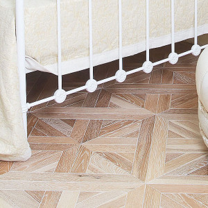 Инженерный модульный паркет Marco Ferutti Linea Дуб Белёный Браш 405х405х15 мм