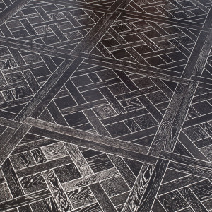 Инженерный модульный паркет Marco Ferutti Versailles Дуб Неро Браш 600х600х15 мм