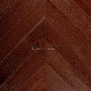 Инженерный паркет Kraft Parkett арт. №408 Французская ёлка Рустик 14х100х490 мм