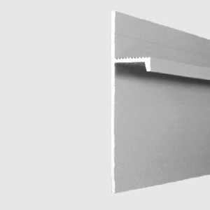 Алюминиевый плинтус Eвротрим 5957.01 скрытый Серебро 15х80х2000 мм (пог. м)