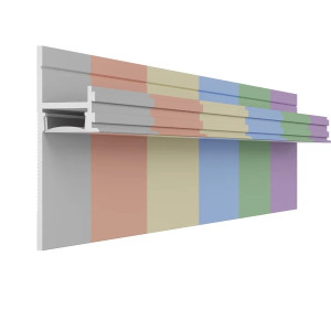 Плинтус Pro Design 7209 теневой скрытый RAL Любой цвет 12.7х30х52х2700 мм