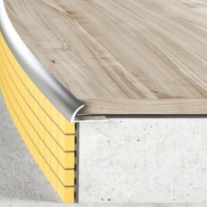 Алюминиевый С-профиль Effector Анодированный серебро гибкий 10 мм S 53.01 (пог. м)