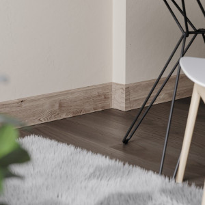 Плинтус Cezar Hi-Line Prestige M290 Дуб кельский 22х75 мм (пог. м)