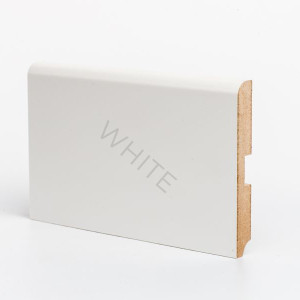 Плинтус Deartio Economy W02-120 White 16х120х2050 мм (пог. м)
