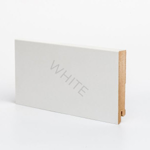 Плинтус Deartio Economy W06-100 White 16х100х2050 мм (пог. м)