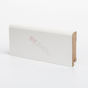 Плинтус Deartio Universal U102-80 Белый 16х80х2050 мм (пог. м)