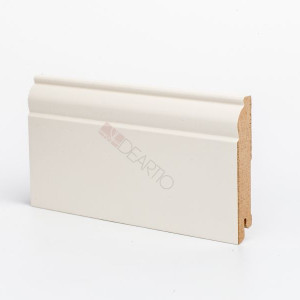 Плинтус Deartio Universal U104-100 RAL 9010 Кремовый 16х100х2050 мм (пог. м)