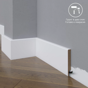 Плинтус Madest Decor 09-083-10 10х83 мм под покраску (пог. м)