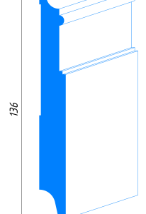 Плинтус Madest Decor 26-136-16 Белый 16х136 мм (пог. м)