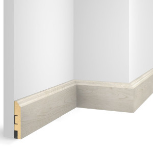 Плинтус МДФ CoSca Artiva EP07 Дуб Перламутровый 16х80х2400 мм (пог. м)